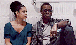 Black Love Couple Smirking GIF