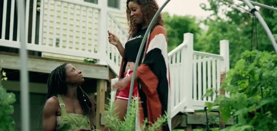 Black Love Girls Wiping Nose GIF