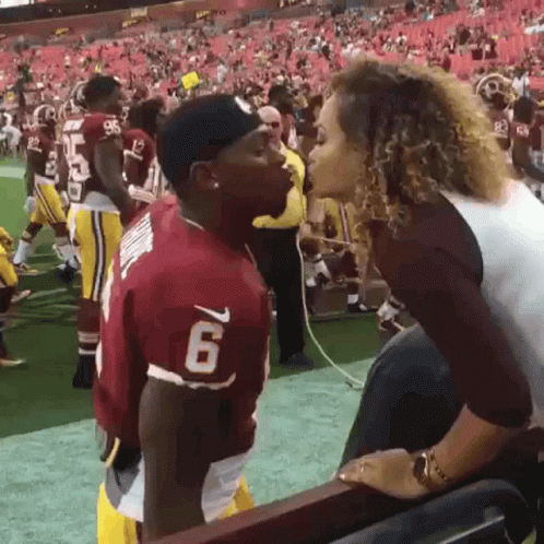 Black Love Meet After Football Game GIF
