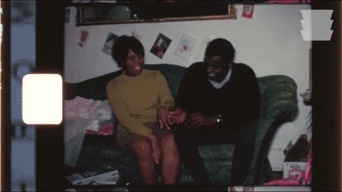 Black Love Showing Off Engagement GIF