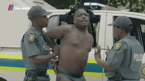 Black Man Arrested Right To Jail GIF