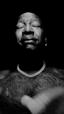 Black Man Black And White Gif GIF