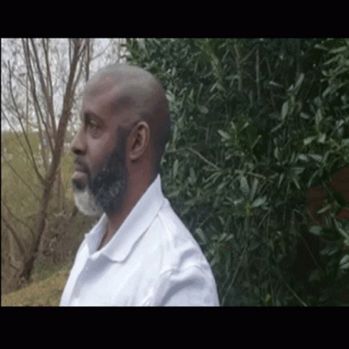 Black Man By The Bushes Hiding Meme GIF