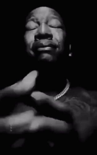 Black Man Heartfelt Praying Crying Meme GIF