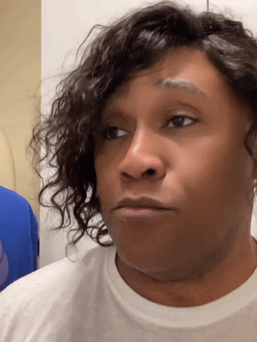 Black Man Puking Then Covering Mouth GIF