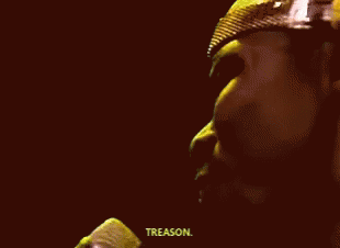 Black Man Singing It's Treason Then GIF