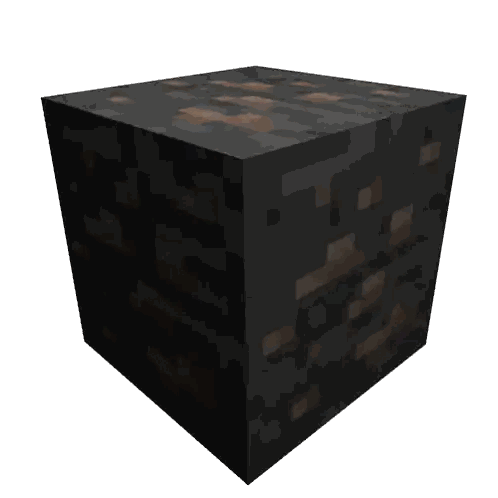Black Minecraft Block
