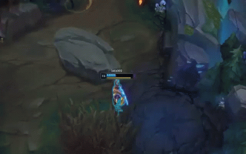 Black Monster With Blue Tear GIF