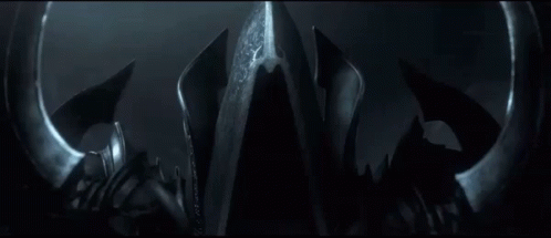 Black Object in Dark With Light Shining
