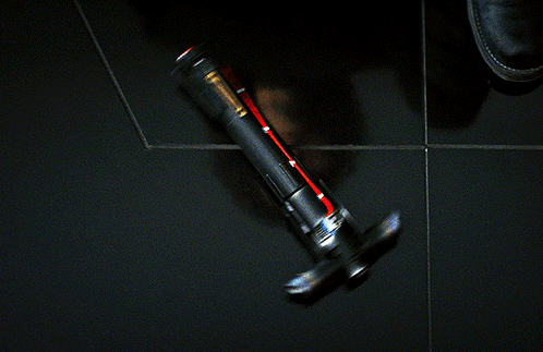 Black Object With Red Light GIF