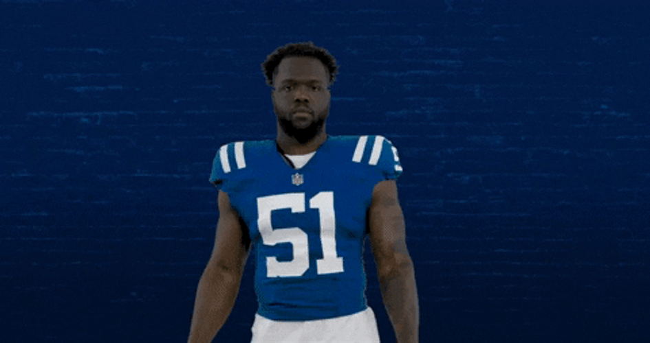 Black Panther Darius Leonard X Arms GIF