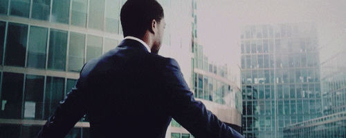 Black Panther T'challa Turning GIF