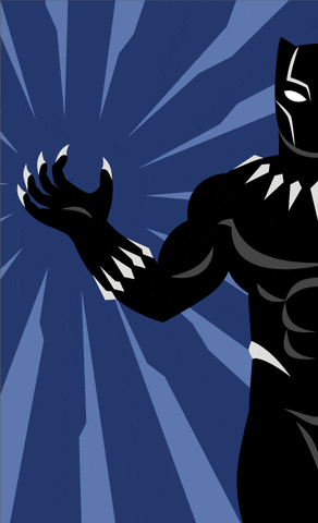 Black Panther Wakanda Animated Claw GIF