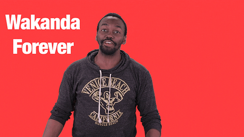 Black Panther Wakanda Forever Right GIF