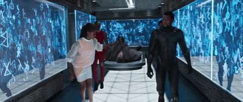 Black Panther White Boy GIF