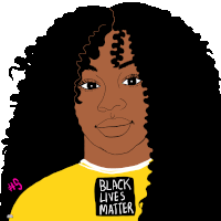 Black Power Black Lives Matter Sticker GIF