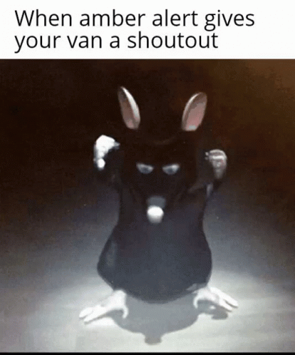 Black Rat Dancing With A Spotlight Meme GIF
