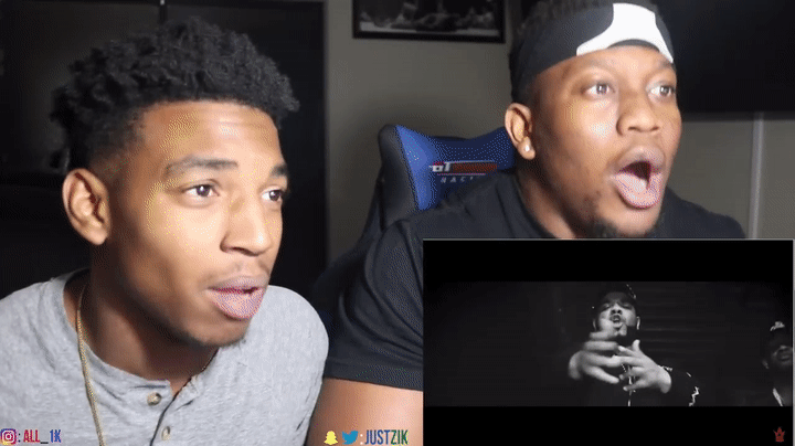 Black Reaction Video Cold GIF