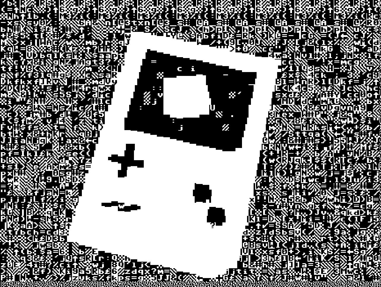 Black Screen Gameboy GIF