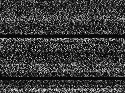 Black Screen No Signal Television GIF