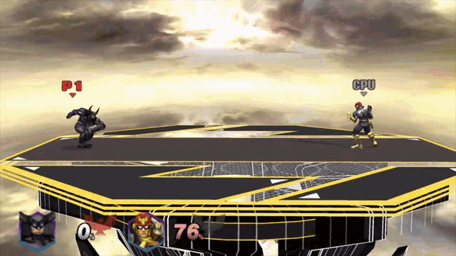 Black Shadow Captain Falcon Gif GIF