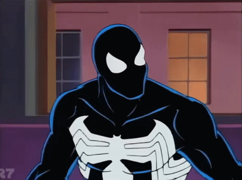 Black Spooderman Looking For Something GIF