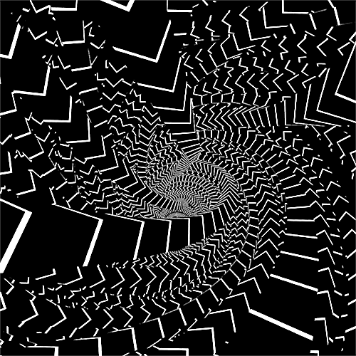 Black Square Illusion GIF