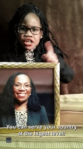 Black Supreme Kid Copying Judge Biden GIF