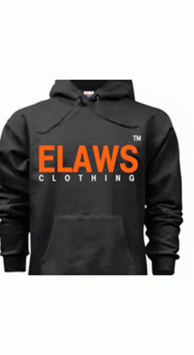 Black T-Shirt With Orange Calpix Hydro Dipping Logo GIF