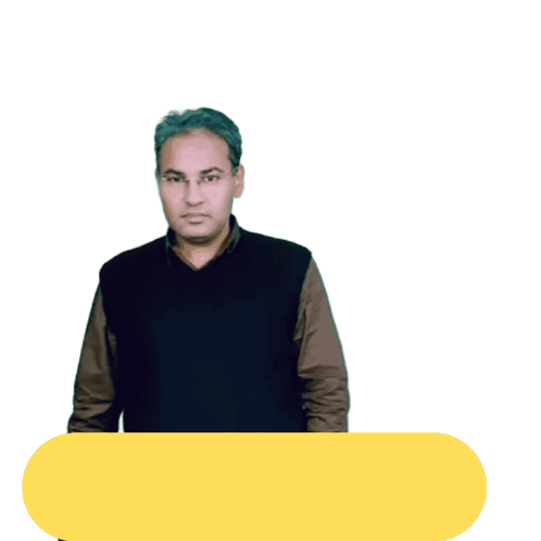 Black Vest Man Beside Yellow Button Koen Jeet Rha Ha GIF