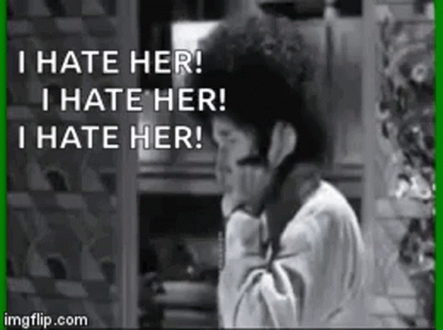 Black White Man I Hate Her I Hate Her