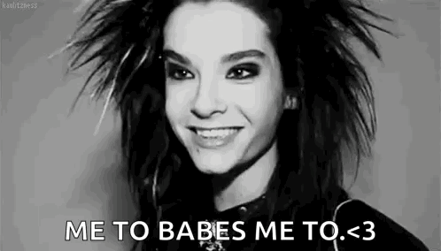 Black White Mohawk Man Me To Babes Me To <3 GIF