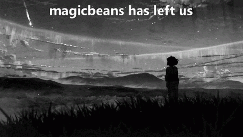 Black White Person Field Magicbeans Has Left Us GIF
