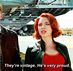 Black Widow He's Very Proud GIF