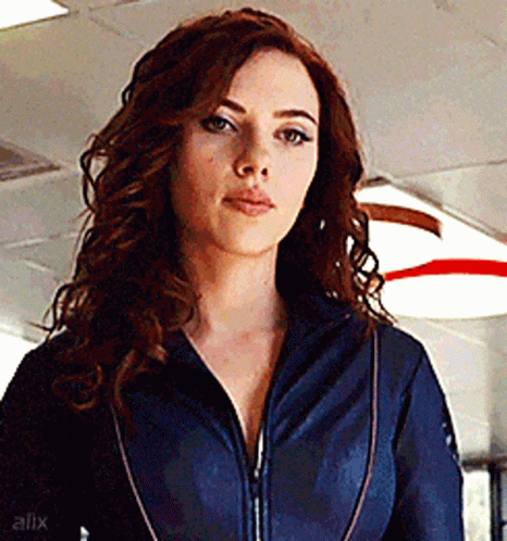 Black Widow Looks Wholesome GIF
