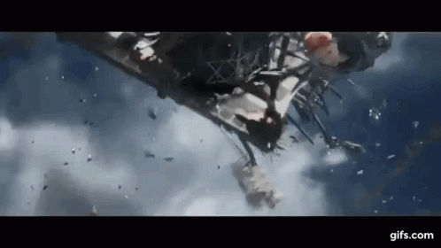 Black Widow Sky Dive GIF