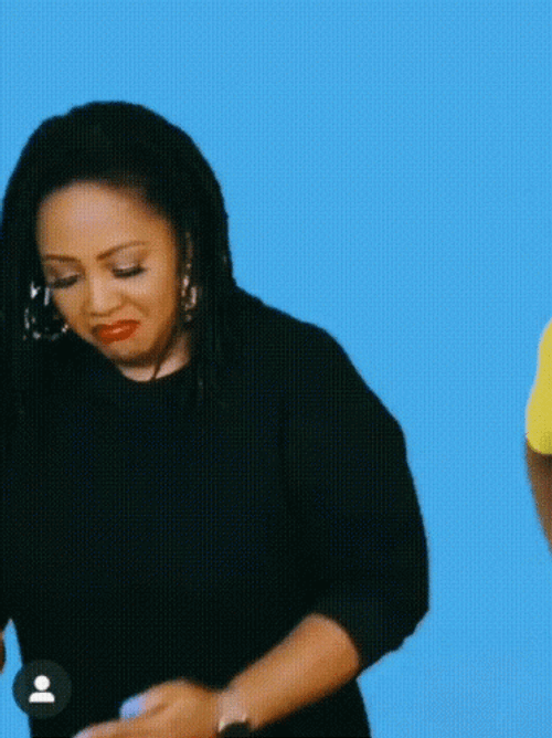 Black Woman Robot Dance GIF