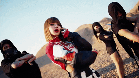 Blackpink Lisa Money Music Video Mini Skirt GIF