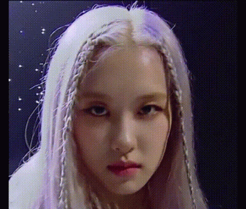 Blackpink Rose Forehead Airplain GIF