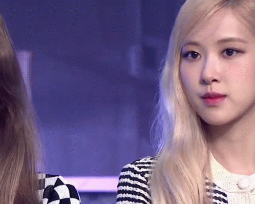 Blackpink Rose Lip Pout GIF