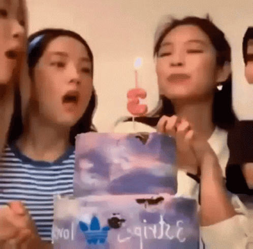 Blackpink Stink Cake Blow GIF