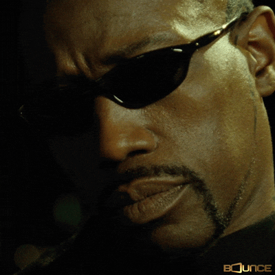 Blade Agreeing Always Bet On Black GIF