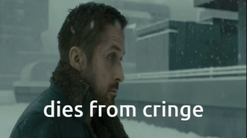 Blade Runner 2049 Officer K Dies From Cringe GIF