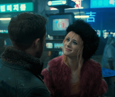 Blade Runner 2049 Smiling Mariette GIF