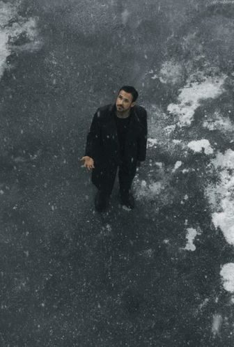 Blade Runner 2049 Snowing Officer K GIF