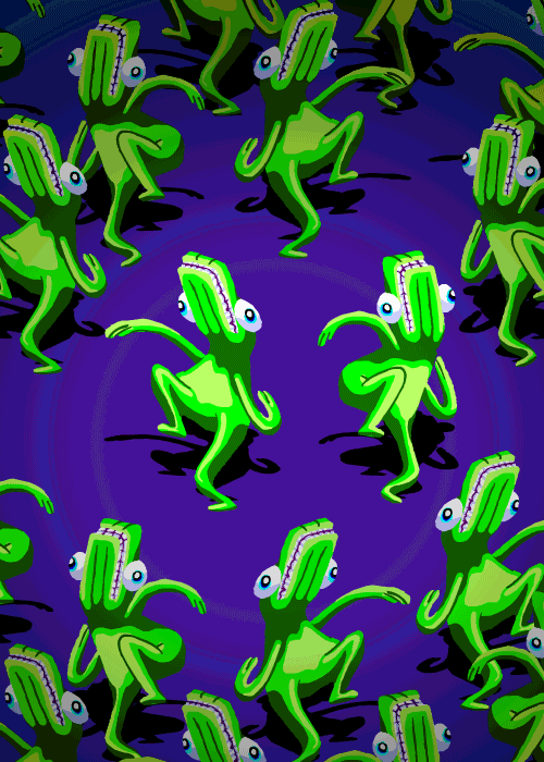 Blah Blah Blah Crocodile Dancing GIF