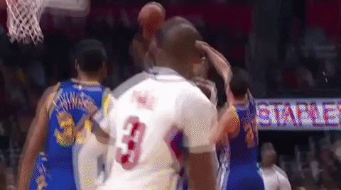 Blake Griffin Shaq Dunking GIF
