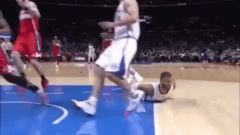 Blake Griffin Slide On Court Slide GIF