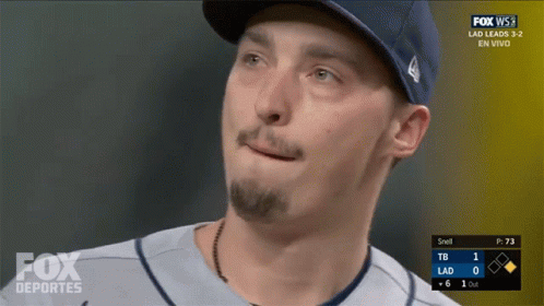 Blake Snell Disappointed Reaction GIF