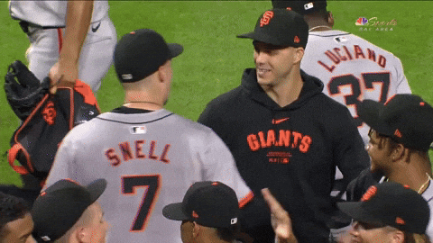 Blake Snell Hug And High Five GIF